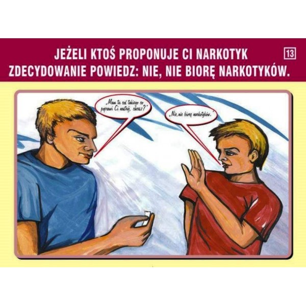 Narkotykom mówię NIE! 17 plansz